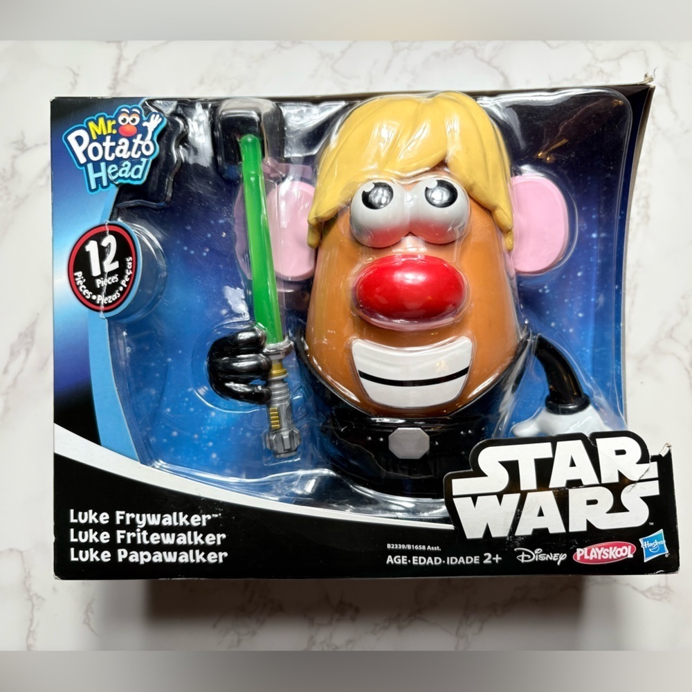 Disney NIB “Luke Frywalker” Mr. Potato Head Toy Features 12 Pieces Mix & Match